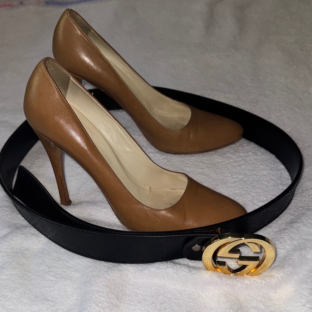 Gucci Black Belt (bundle w/ Pumps)